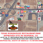 Texas Roadhouse – New Restaurant Site Approved in Hesperia, CA